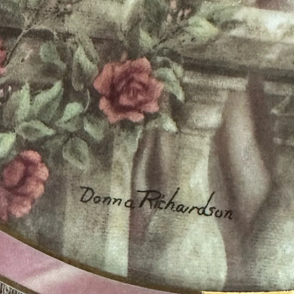 Vintage Wall Decor Plate Precious Angel Little Girl ‘Hope’ by Donna Richardson